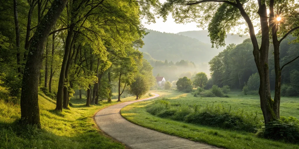 Path leading to recovery.