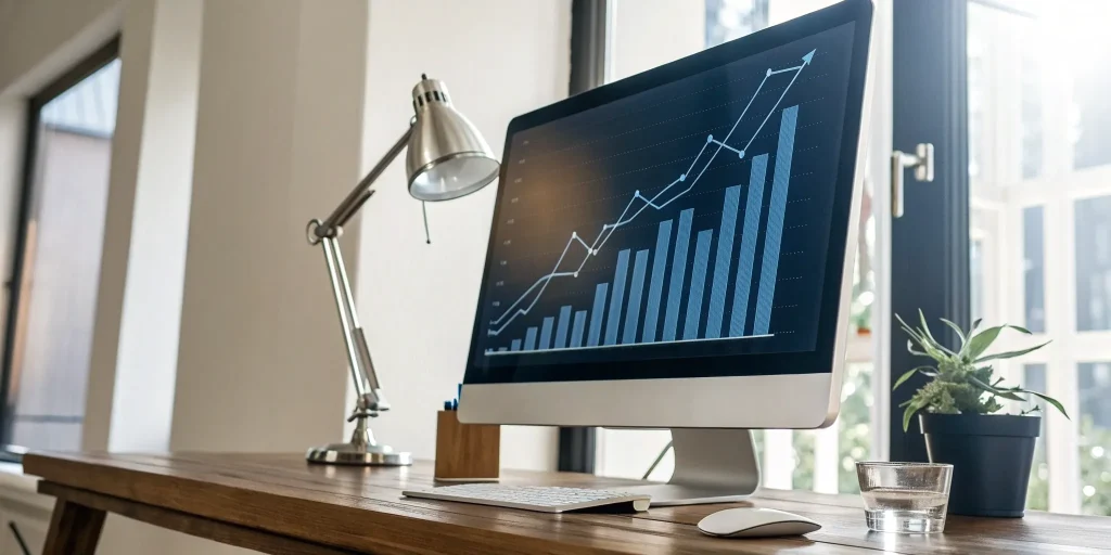 Top 10 OC advertising agencies growth chart.